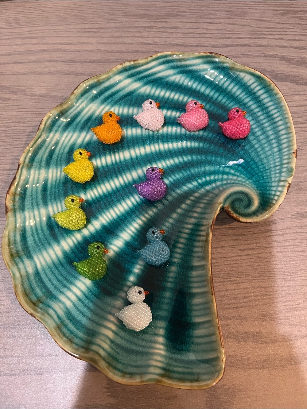 Handmade custom beaded ducks (made to order)